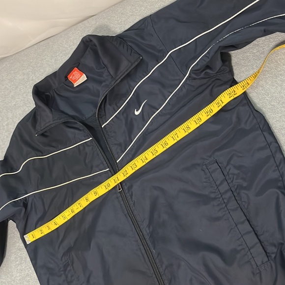 Vintage Y2K Nike Zip Windbreaker Jacket Mens Medium Athletic Active Skater - Picture 6 of 10